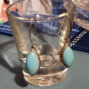 Elegant Turquoise Drop Earrings